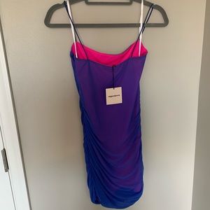 issa mesh mini dress